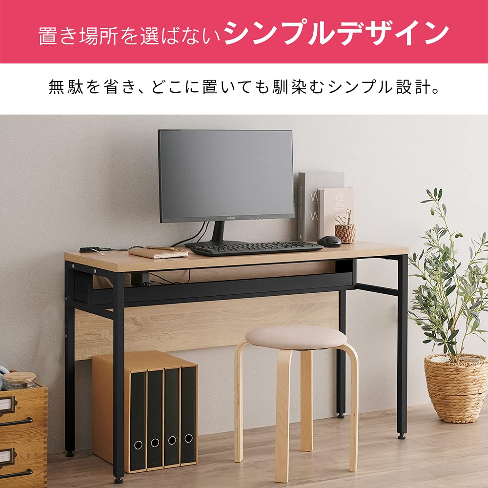 Amazon.co.jp: アイリスオーヤマ デスク PCデスク 幅115×奥行40×高さ